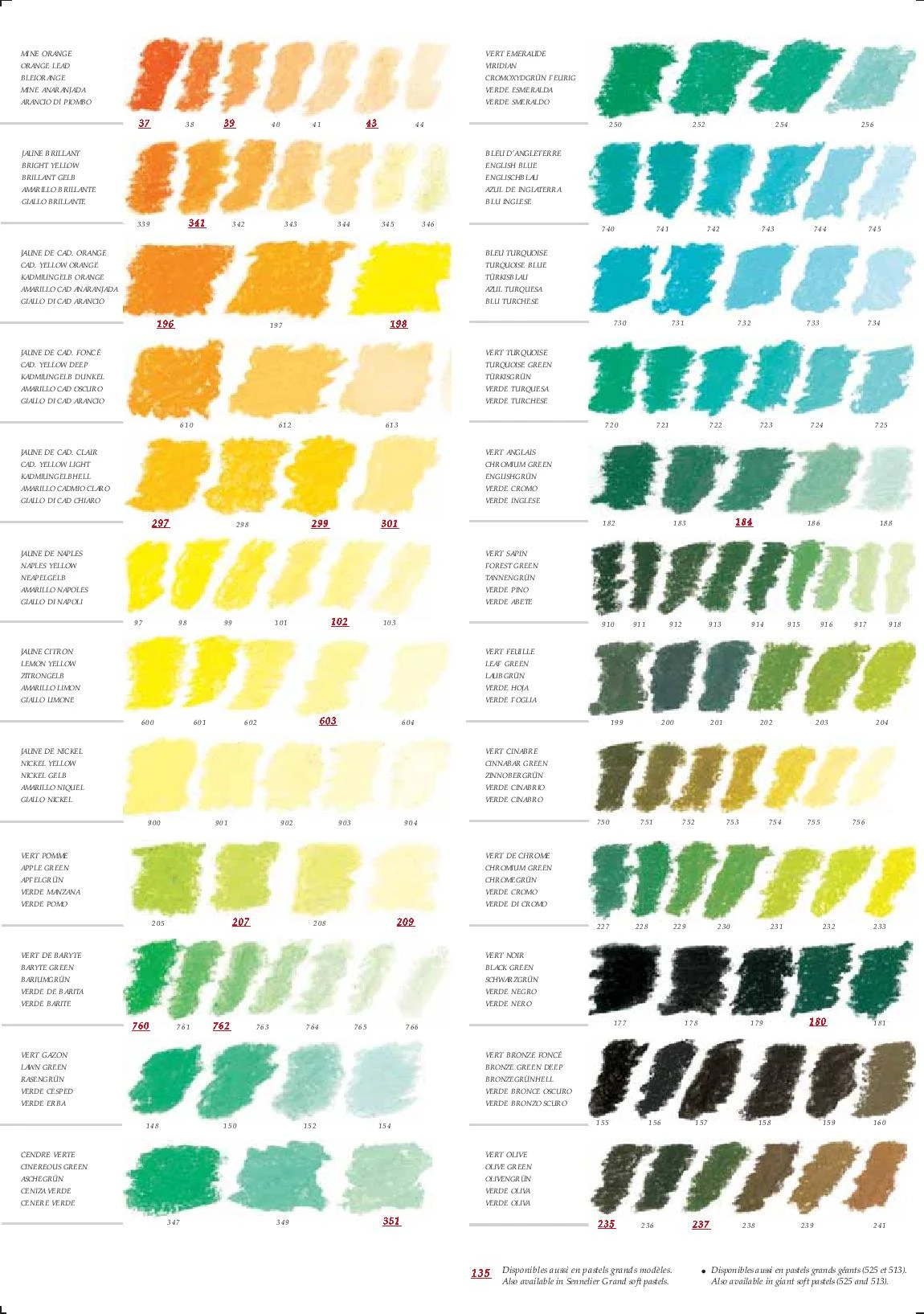 Sennelier zachte pastel