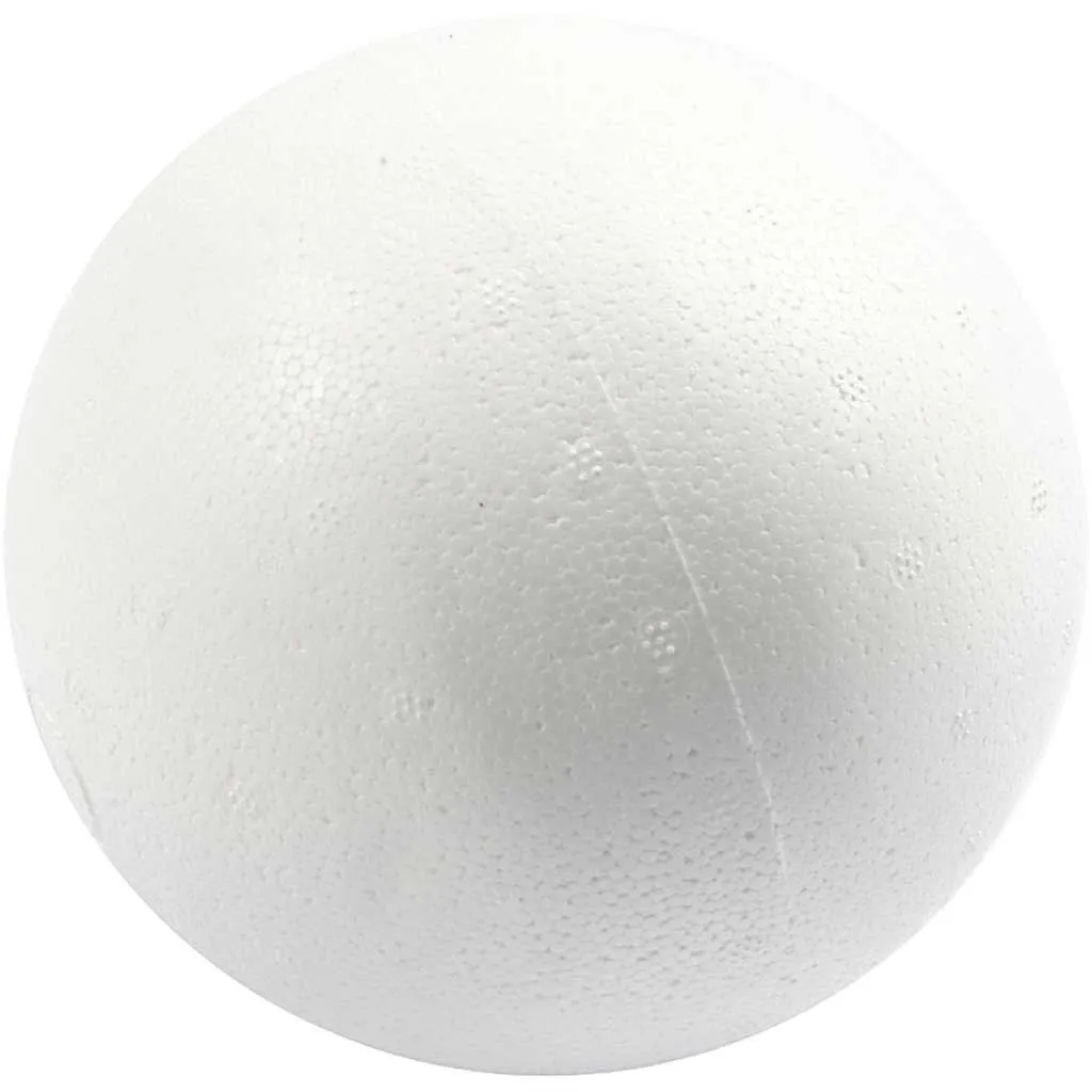 Piepschuim bollen - wit - Ø12 cm - 25 st Piepschuim bollen - wit - Ø12 cm - 25 st