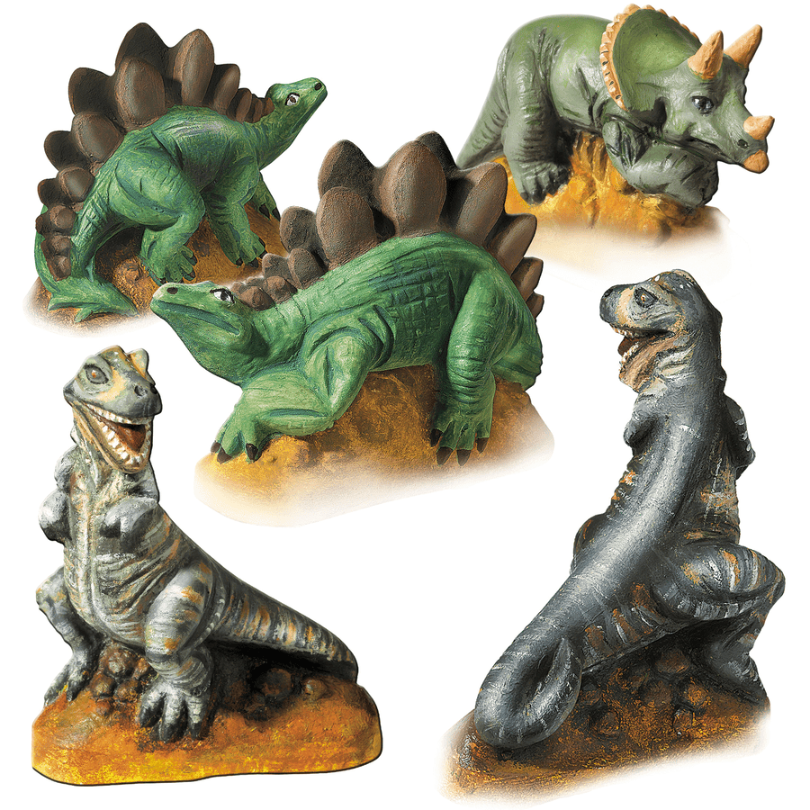 Giet en schilder dinosaurussen