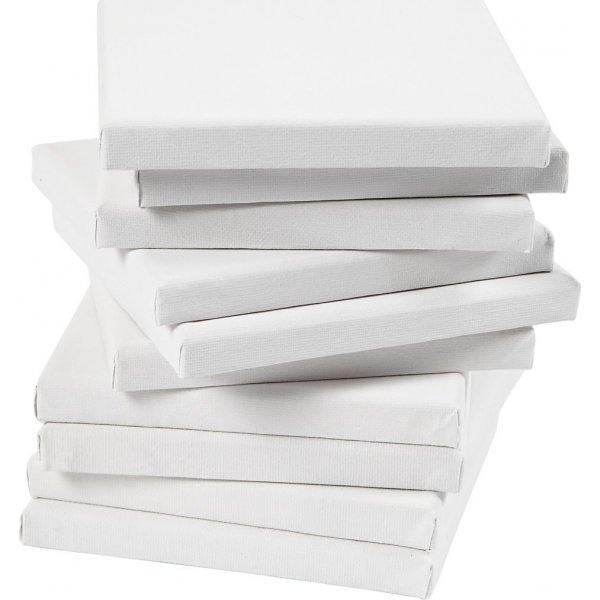 Doek - wit - 20 x 20 cm - 80 st