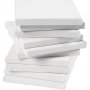 Doek - wit - 20 x 20 cm - 80 st