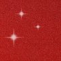 Kaarten en enveloppen - rood - glitter - 11,5 x 16,5 cm - 4 sets