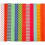 Glanzend papier - gemengde kleuren - Patroon - 50 vellen