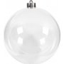Decoratieve bol - transparant - 13,6 cm
