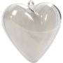 Decoratief hart - transparant - 10 st