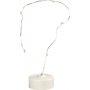 LED-lichtsnoer - zilver - 27 cm