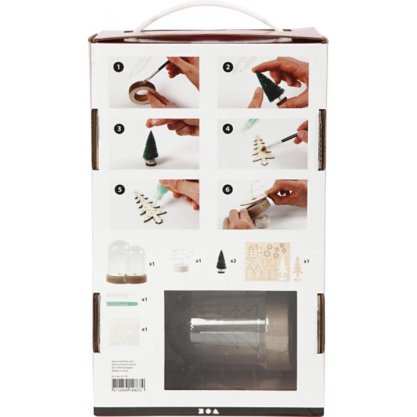 Materiaalset voor beker met interieurdecoratie