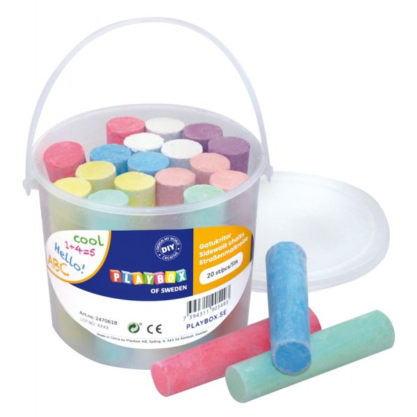 Straatkrijtjes 20-pack