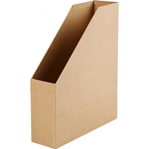 Tijdschriftenhouder van natuurlijk papier