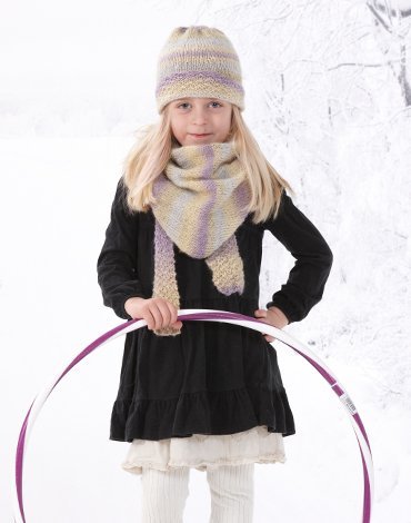 Breipatroon - Muts en omslagdoek Breipatroon - Muts en omslagdoek