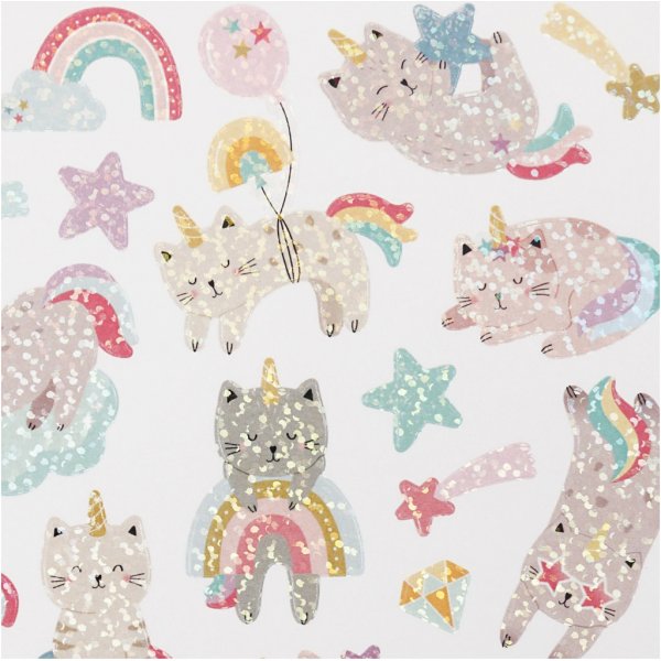 Stickers - eenhoornkatten Stickers - eenhoornkatten