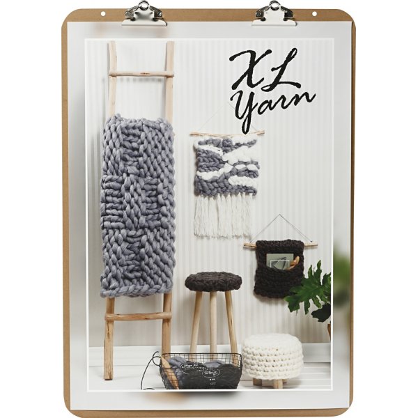 Klembord voor ezel - 52 x 74 cm - zilver