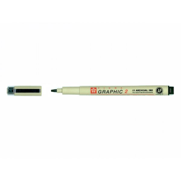 Pigma grafisch zwart 2mm