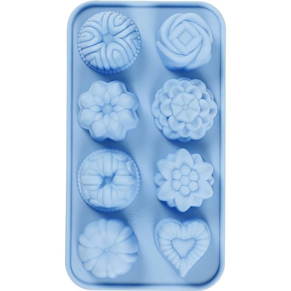 Siliconen mal - kleine zandkoekkoekjes