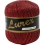 Lurexgaren - rood - 25 gr