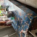 Klant imago Wasdoek Bloemen & Vogel - Blauw