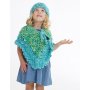 Breipatroon - Gebreide poncho en muts