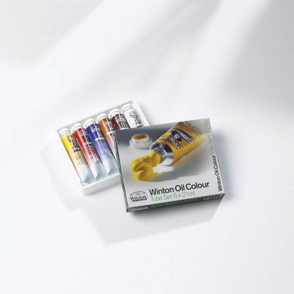 Olieverf W&N Winton - set 6x21 ml