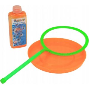 Zeepbellenset XXL ring 21 cm met 250 ml vloeistof - Alldoro Zeepbellenset XXL ring 21 cm met 250 ml vloeistof - Alldoro