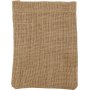 Jute zakjes - bruin - 15 x 20 cm - 4 st