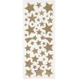 Glitterstickers - goud - sterren - 2 vellen