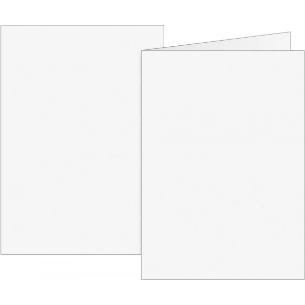 Briefpapier - A6 verticaal - wit