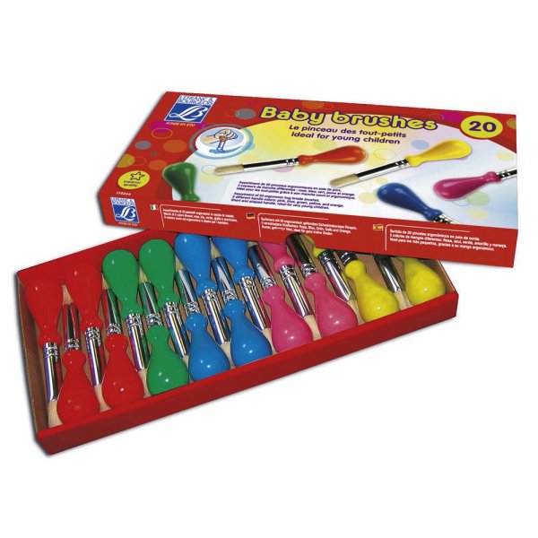 Kinderborstels L&B Schoolpakket - 20 Penselen