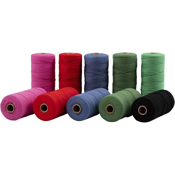 Breigaren - felle kleuren - 10 x 220 g Breigaren - felle kleuren - 10 x 220 g