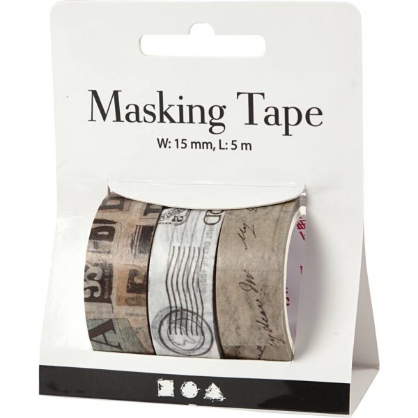 Washi-tape - Lettermotief Washi-tape - Lettermotief