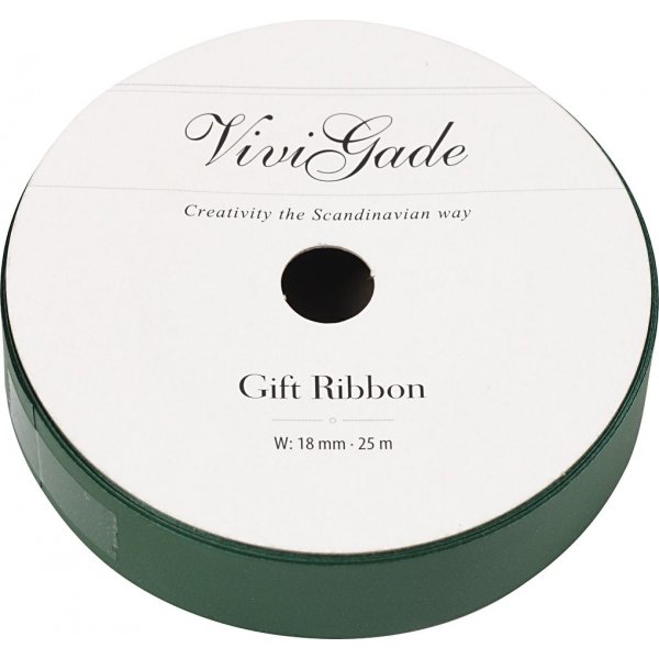 Cadeaulint - groen - mat - 25 meter