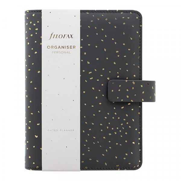 Systeemkalender Filofax Persoonlijk - Confetti Houtskool