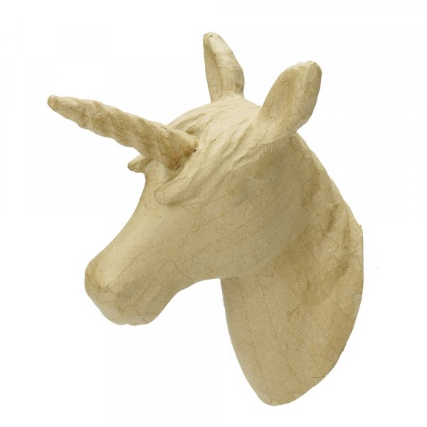 PappArt Beeldje Eenhoorn trofee - 21x26x11,5 cm