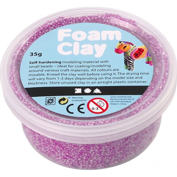 Foam Clay - neonpaars - 35 gr