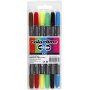 Colortime Dubbele marker - standaardkleuren - 6 st