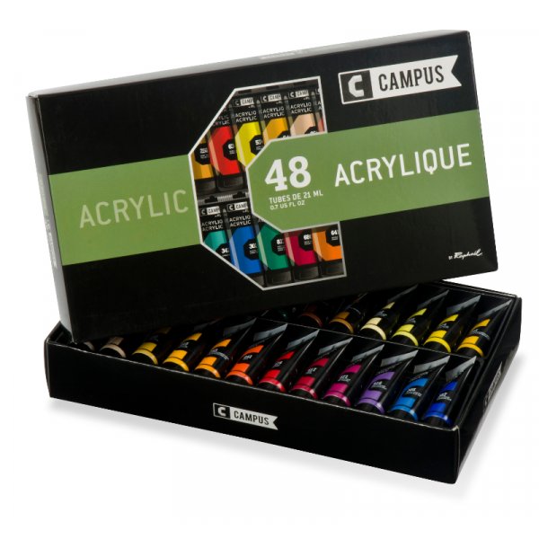 Acrylverfset Campus - 48 tubes 21 ml