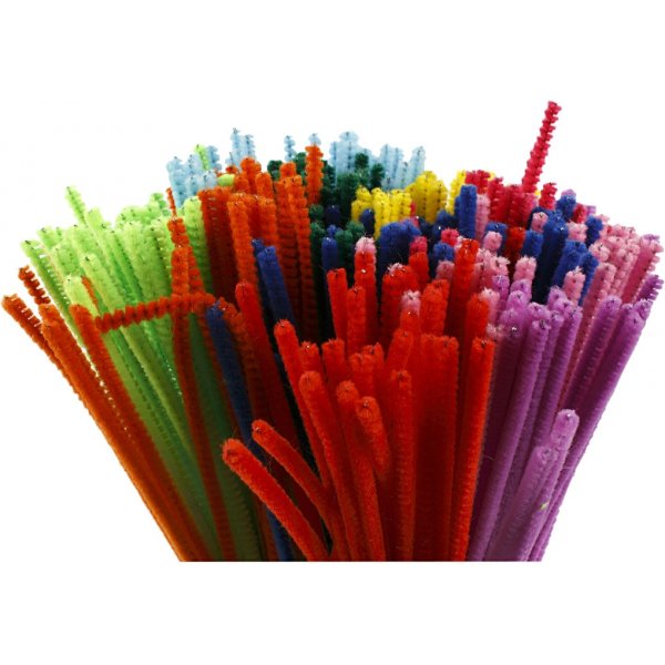 Pijpenrager - Ø4 mm - gemengde kleuren - 300 st Pijpenrager - Ø4 mm - gemengde kleuren - 300 st