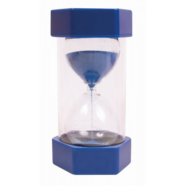 Grote zandloper 5 min - Donkerblauw