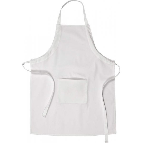 Schort - wit - M-XL