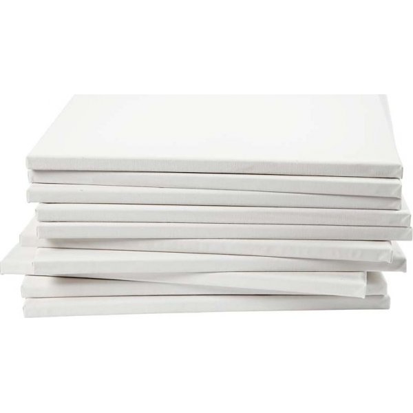 Doek - wit - 40 x 40 cm - 40 st