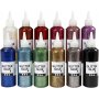 Glitterlijm - gemengde kleuren - 12 x 118 ml