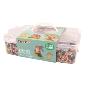 Knutselzakje met buisvormige kralen Dov Pastel mix - 12.000 stuks Knutselzakje met buisvormige kralen Dov Pastel mix - 12.000 stuks