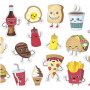 Stickers - fastfood