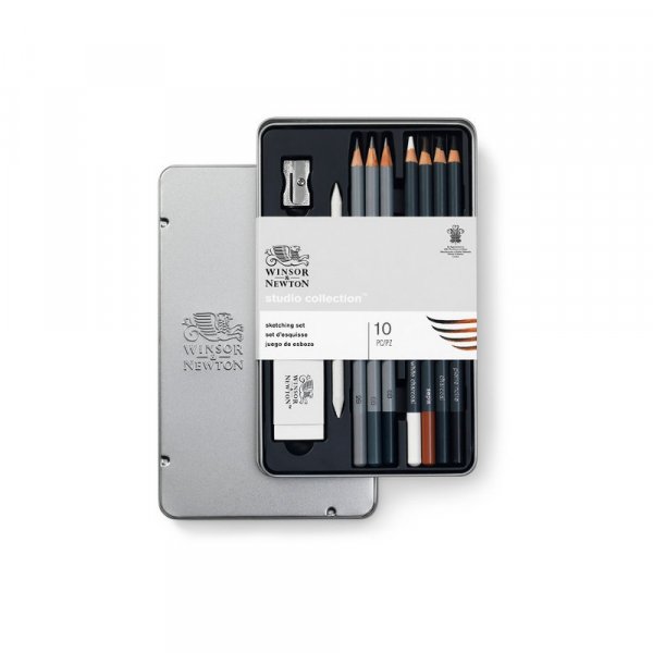 Winsor & Newton Schetspennenset - 10 pennen