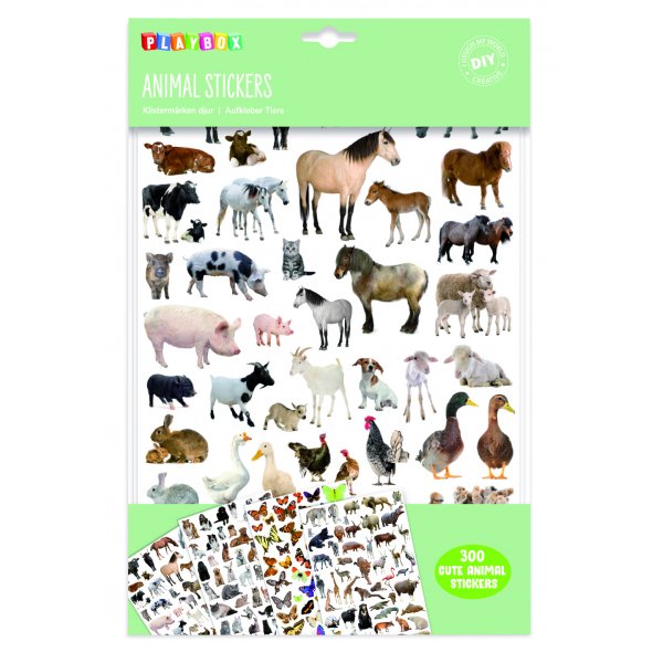 Dierenstickers 300 st Dierenstickers 300 st