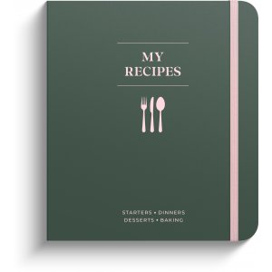 Receptenboek Mijn recepten, ingebonden met spiraalbinding