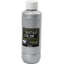 Textielkleur - zilver - parelmoer - 250 ml
