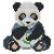 DiamondArt Magneet 10,2x10,4 cm - Panda DiamondArt Magneet 10,2x10,4 cm - Panda