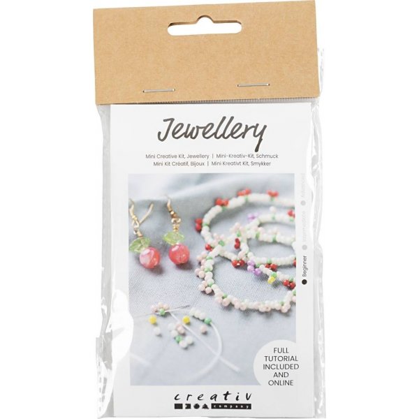 Mini DIY Kit Sieraden - Elastische armband en oorbel