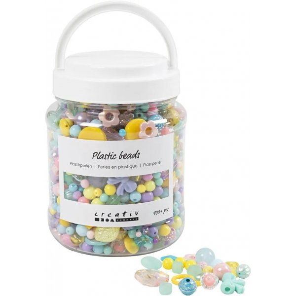 Klassieke parels, gemengde kleuren, 700 ml