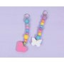 Houten kralen pastel 750 gr
